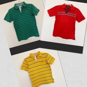 Bundle of 3 Abercrombie Kids Polos Boys Large